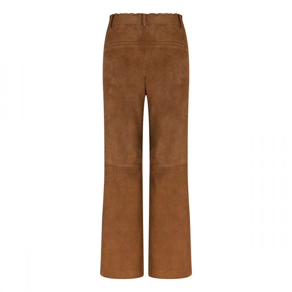 Ferrara stretch suede pants