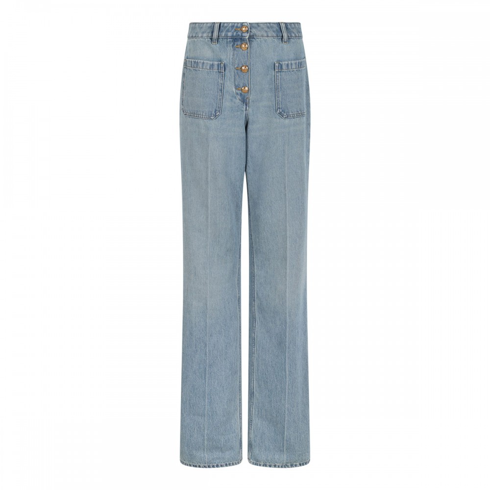 Light blue denim jeans