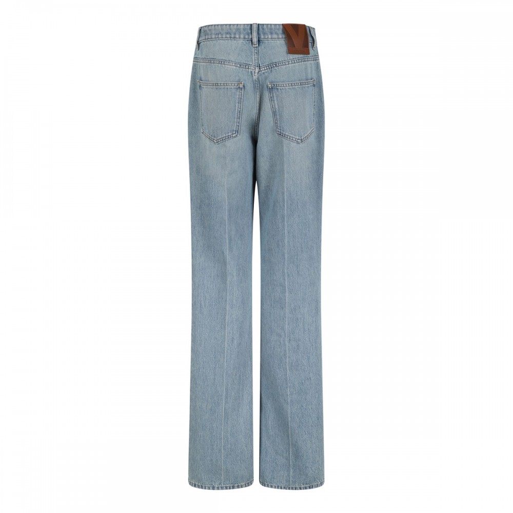 Light blue denim jeans