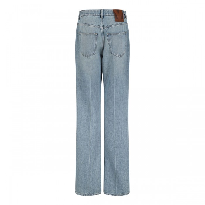 Light blue denim jeans