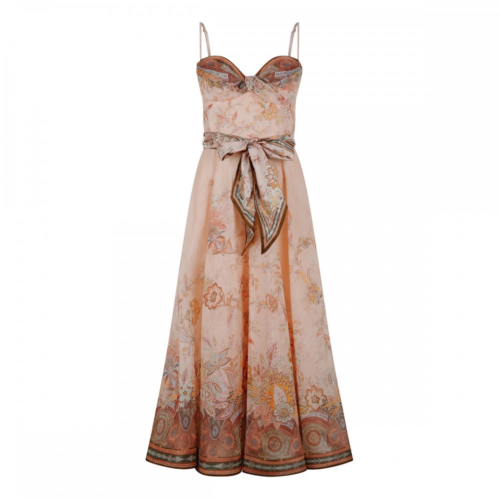 Alchemy structured midi dress