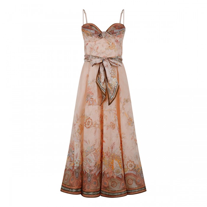 Alchemy structured midi dress