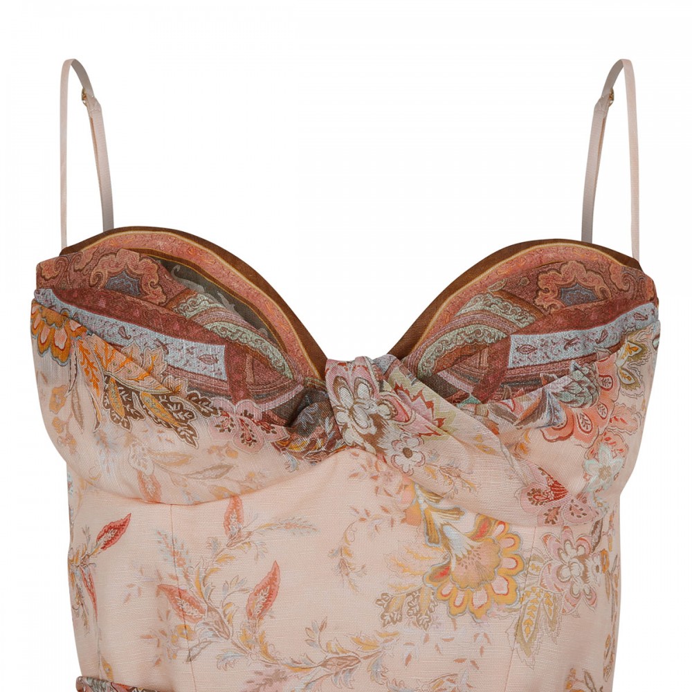 Alchemy structured midi dress