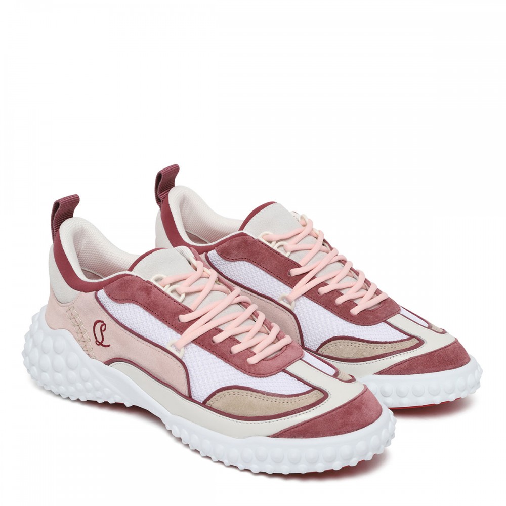 Mara pink and white sneakers
