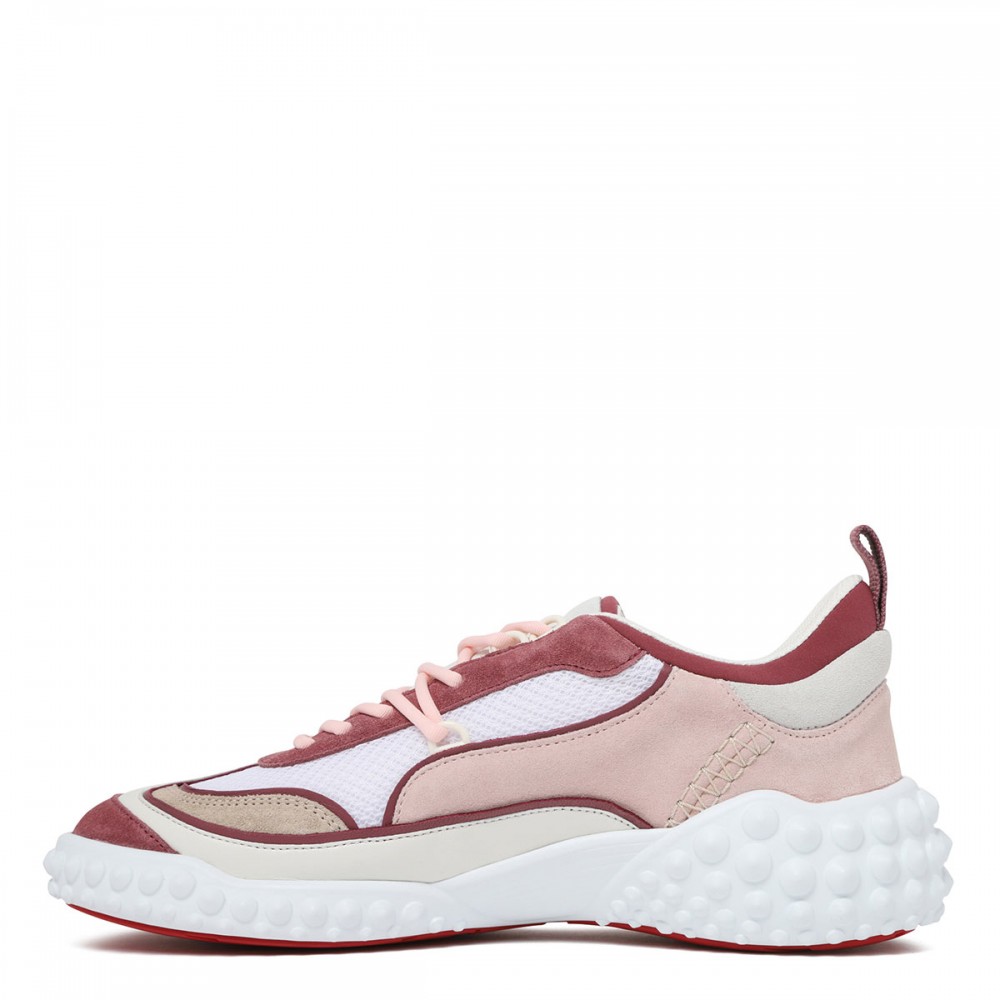 Mara pink and white sneakers