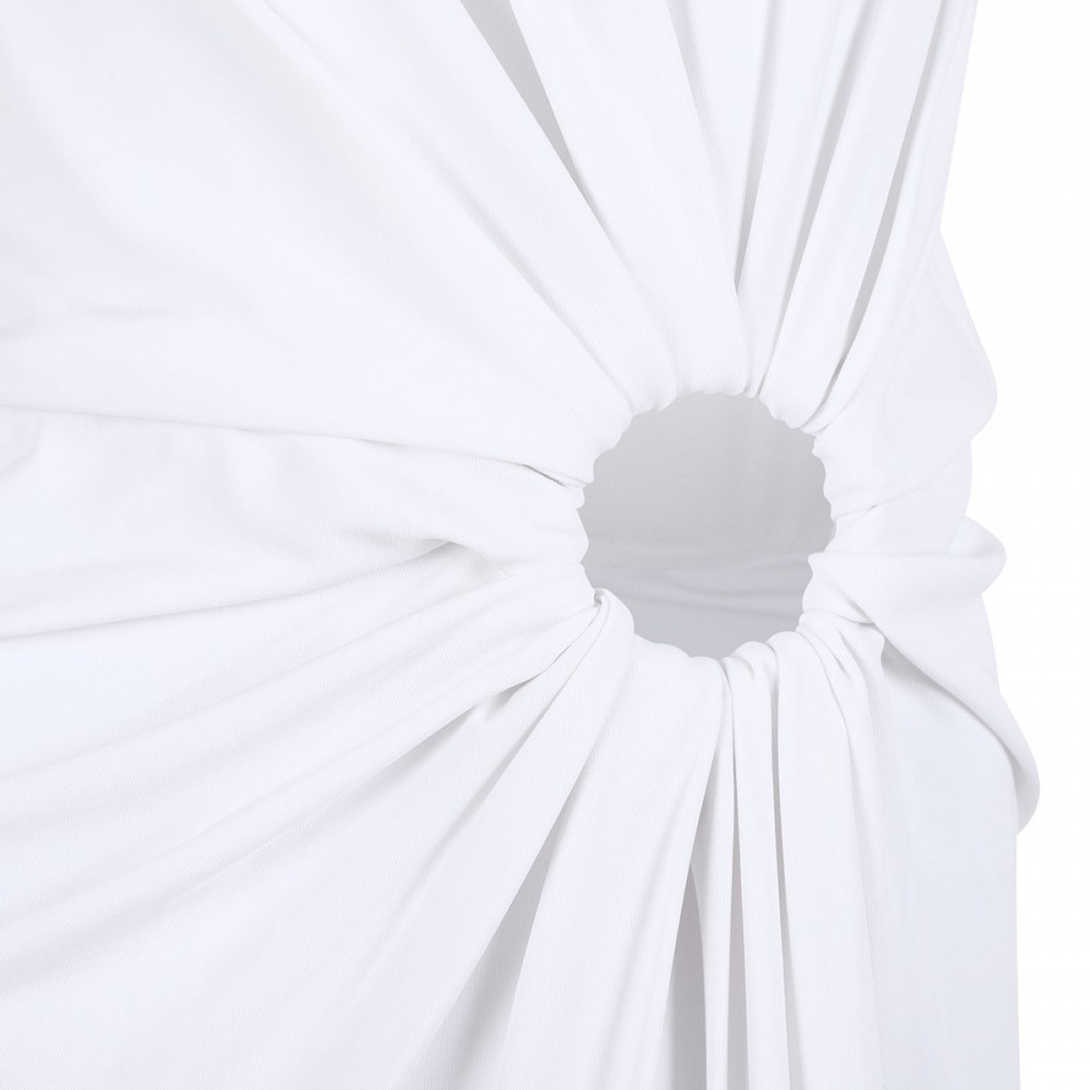 Sleeveless stretch jersey dress