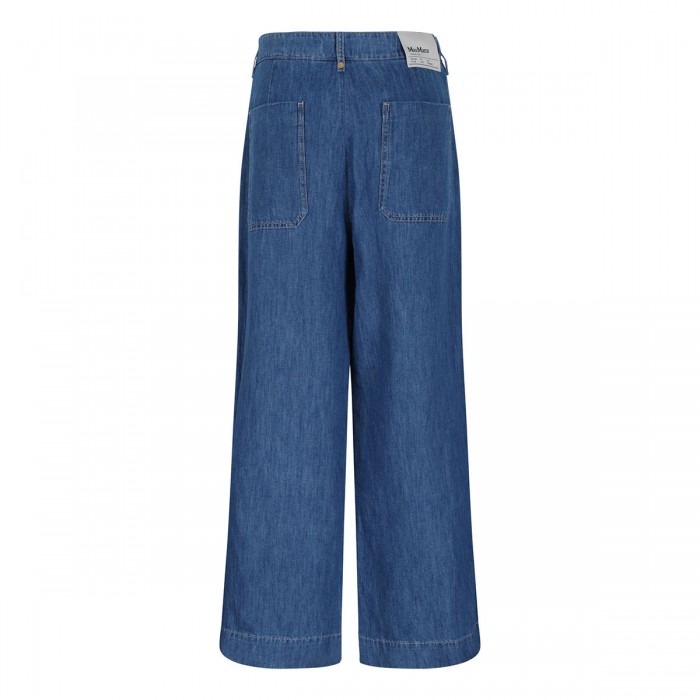 Mastice cotton and linen denim jeans