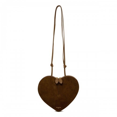Le Coeur suede leather bag