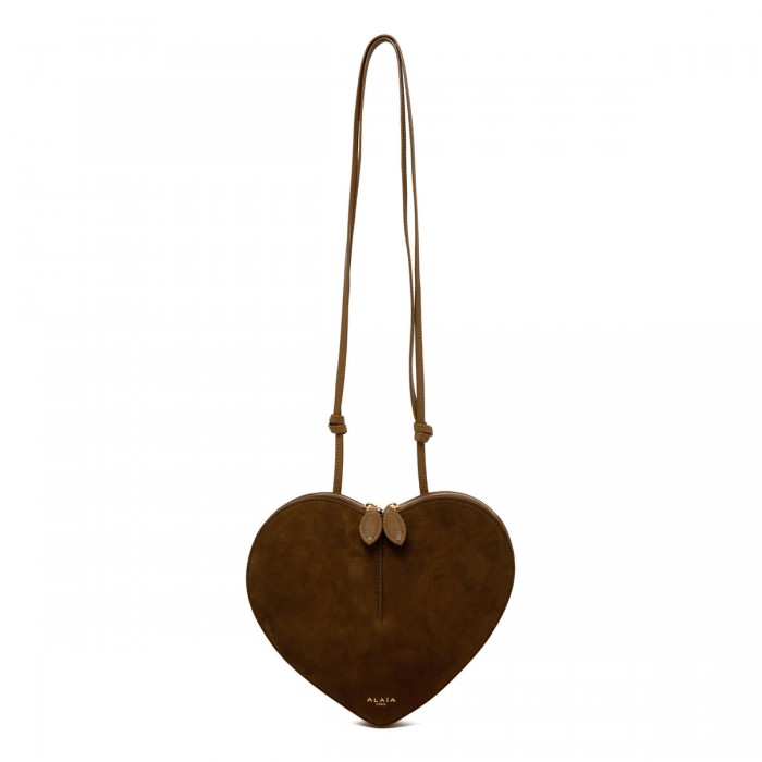 Le Coeur suede leather bag
