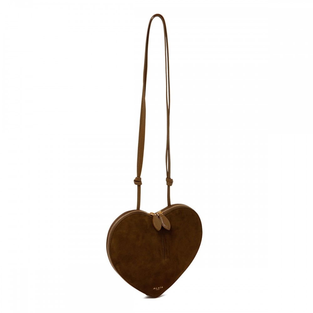 Le Coeur suede leather bag