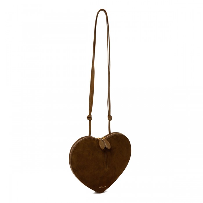 Le Coeur suede leather bag