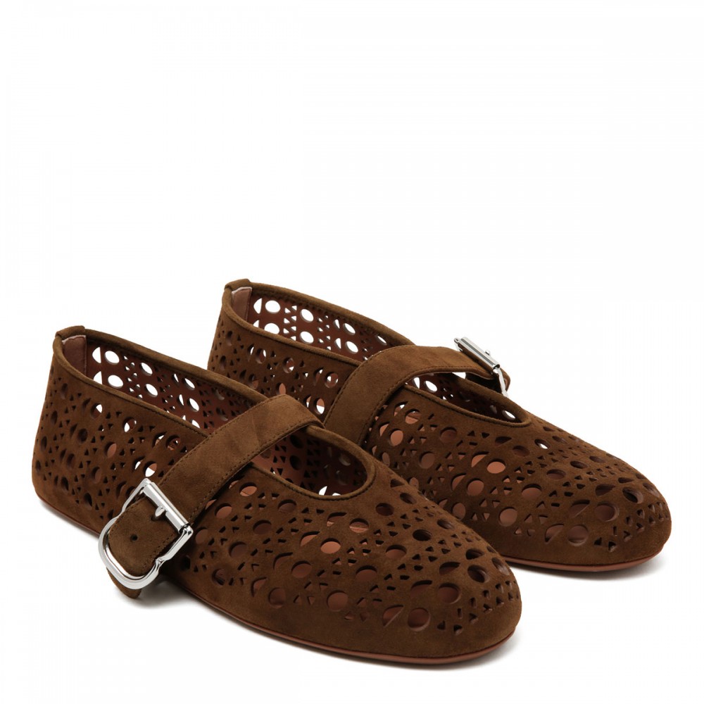 Vienne suede ballerinas