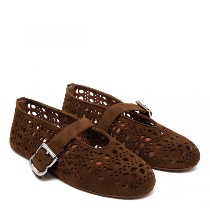 Vienne suede ballerinas