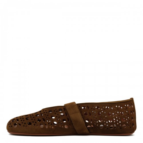 Vienne suede ballerinas 2