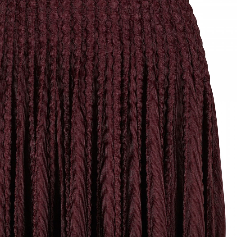 Sculptural flared dress