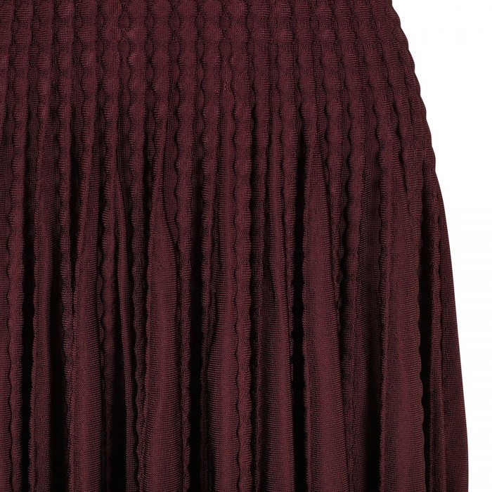 Sculptural flared dress