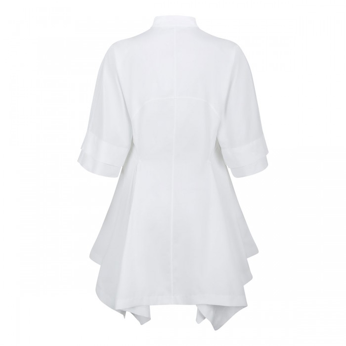 Panelled poplin dress