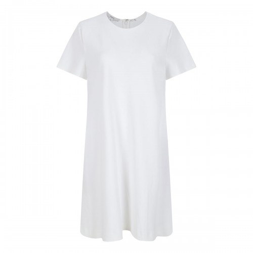 Bias stretch fabric dress