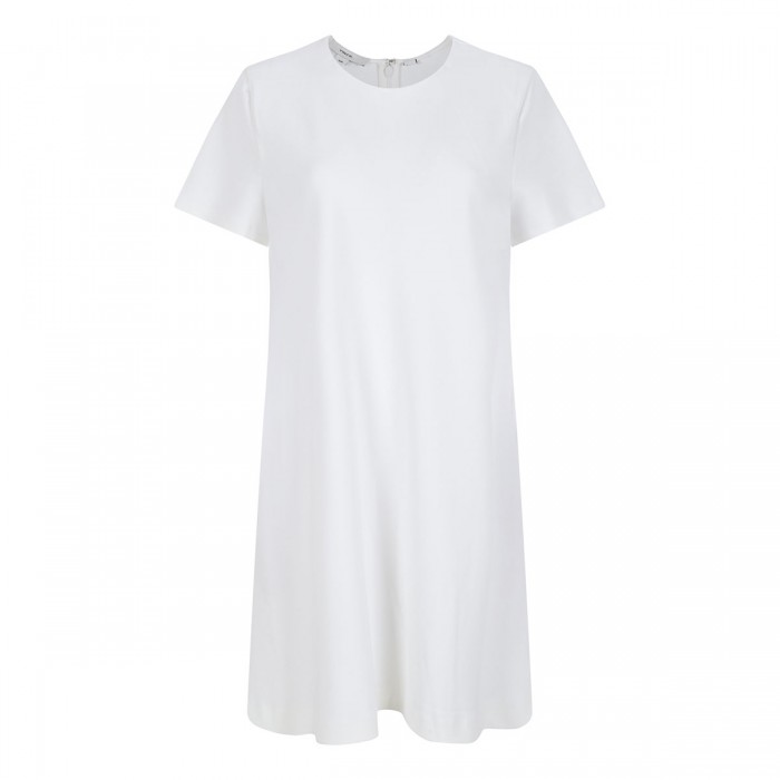 Bias stretch fabric dress