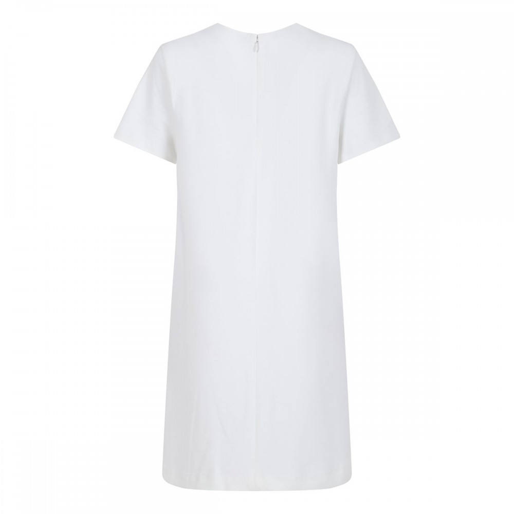 Bias stretch fabric dress