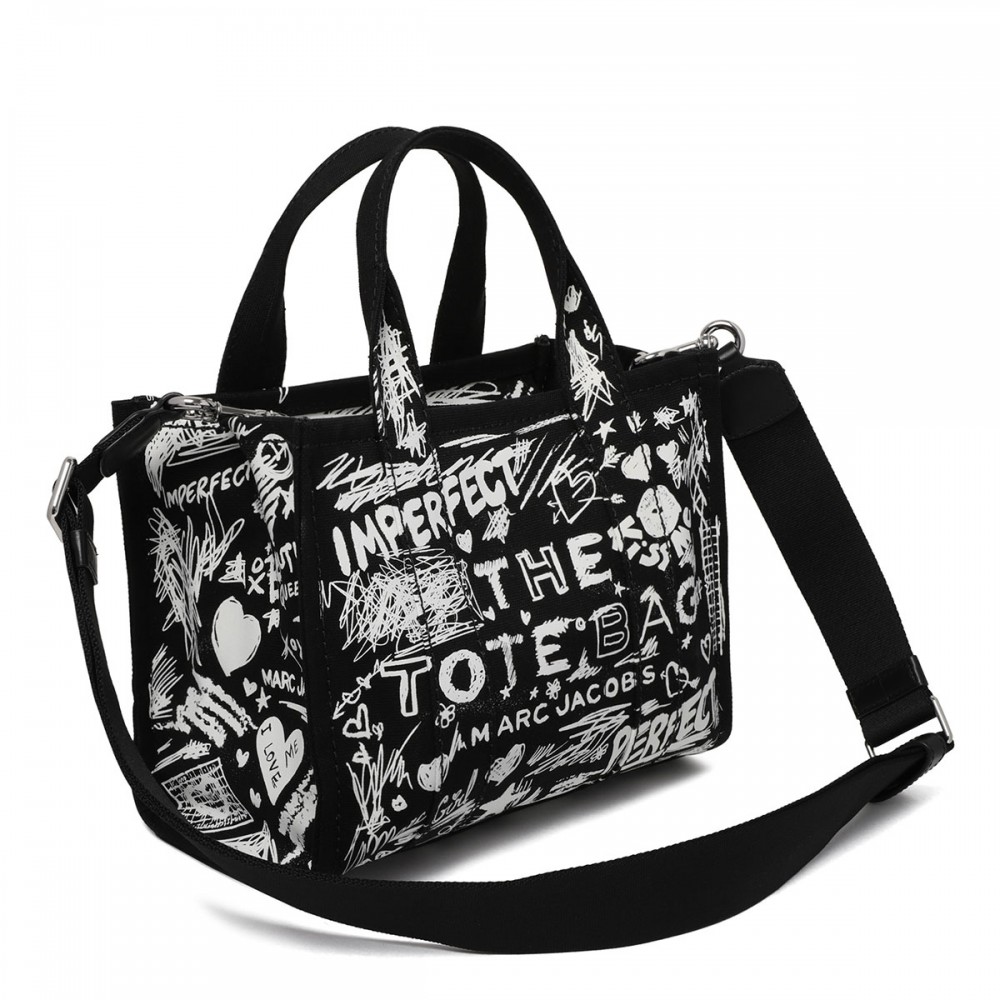 The Punk Scribble small tote bag