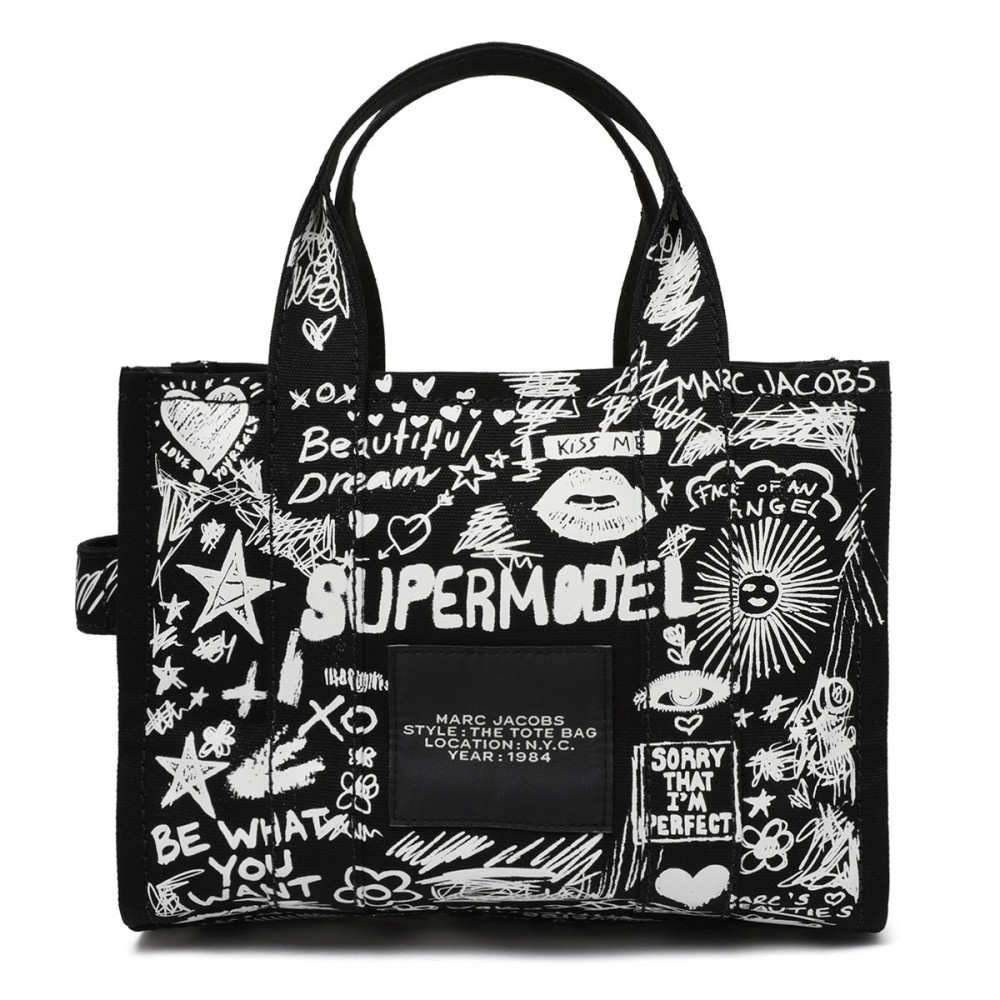 The Punk Scribble small tote bag