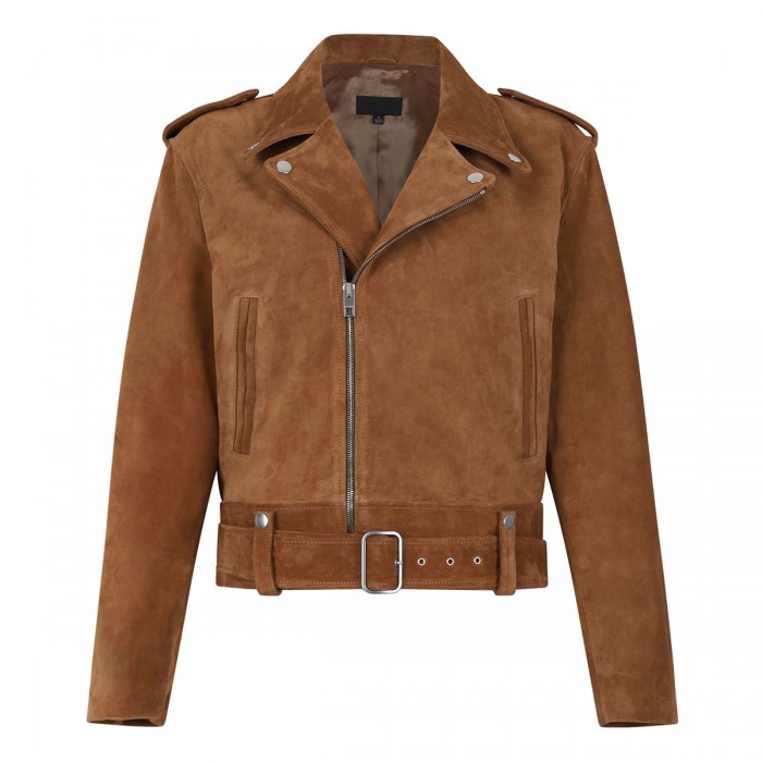 Evel suede biker jacket