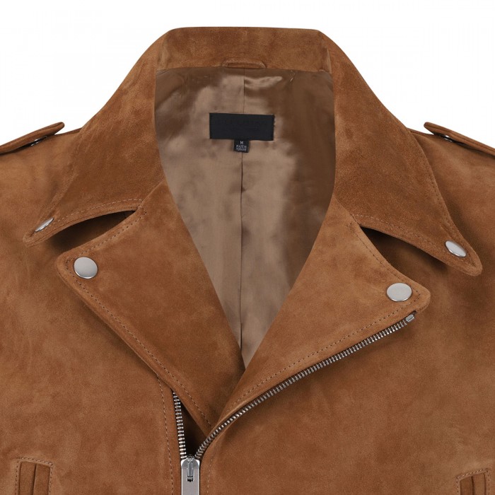 Evel suede biker jacket