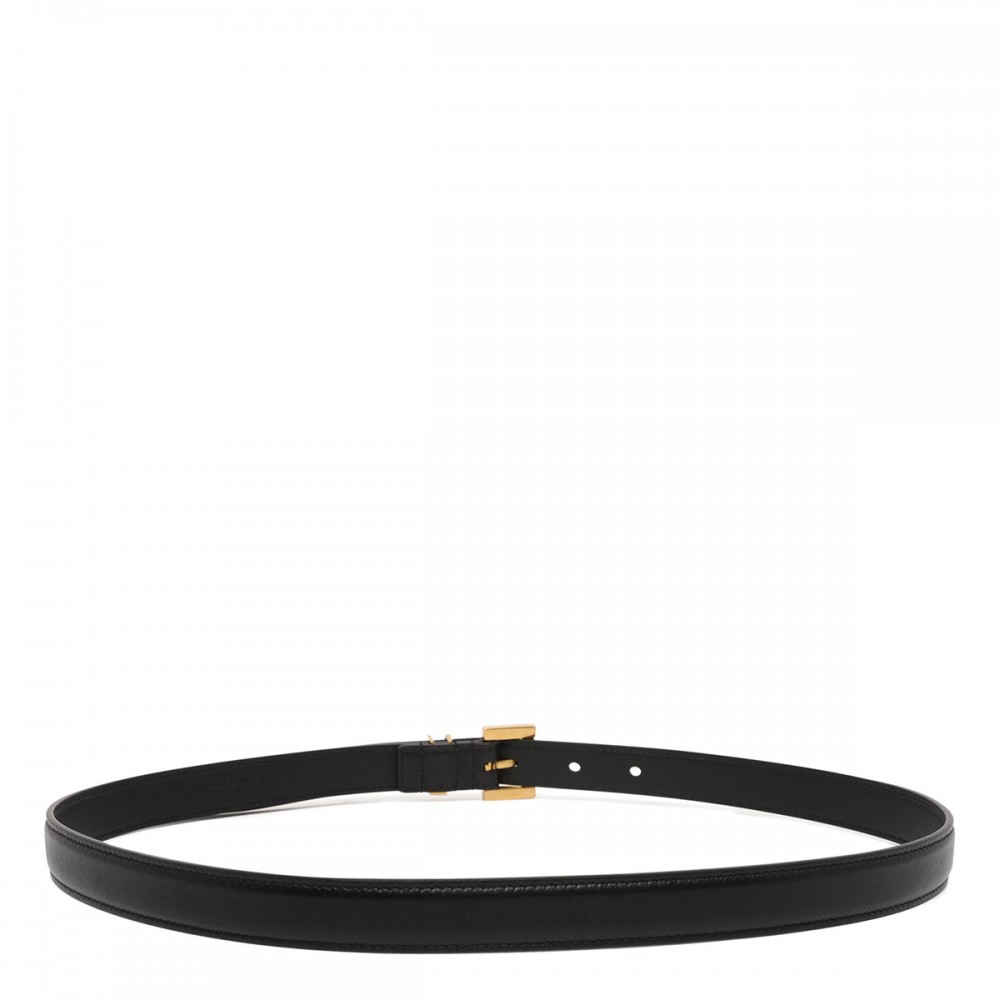 Cassandre leather thin belt