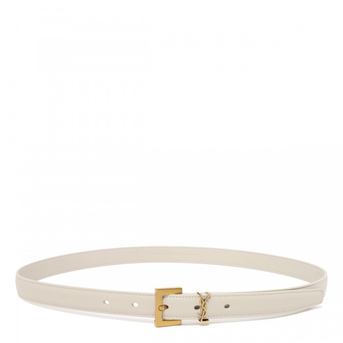 Cassandre leather thin belt