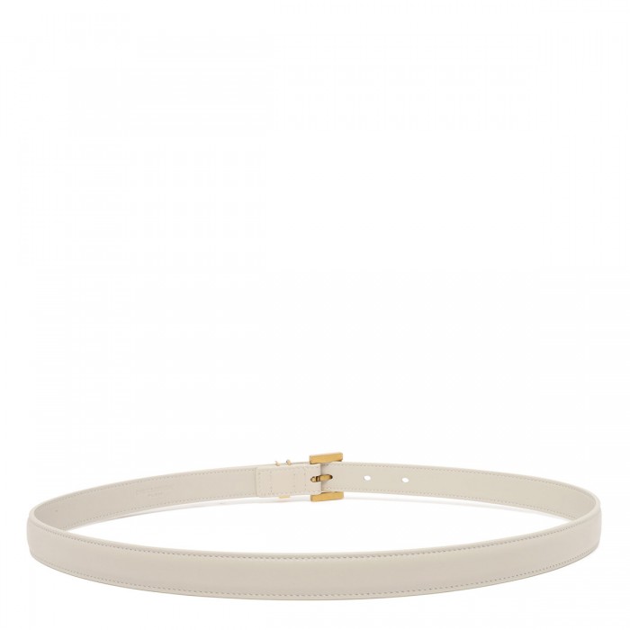 Cassandre leather thin belt