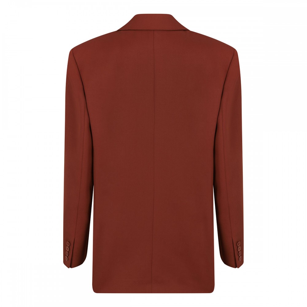 Double-breasted wool jacket