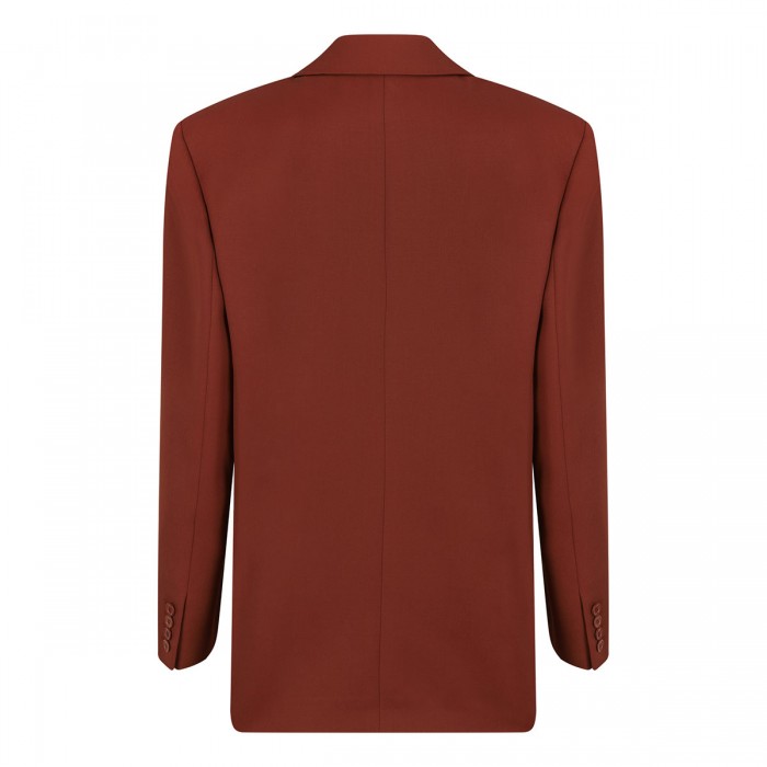 Double-breasted wool jacket