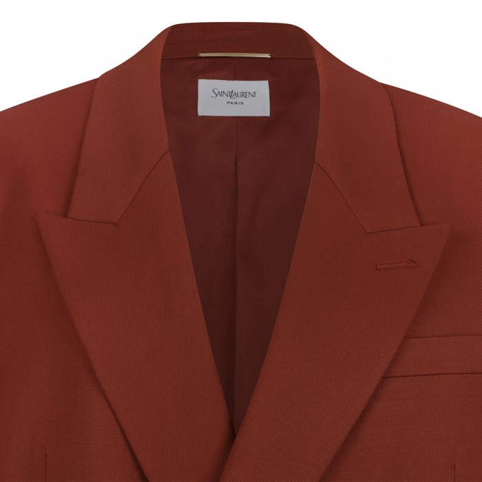 Double-breasted wool jacket