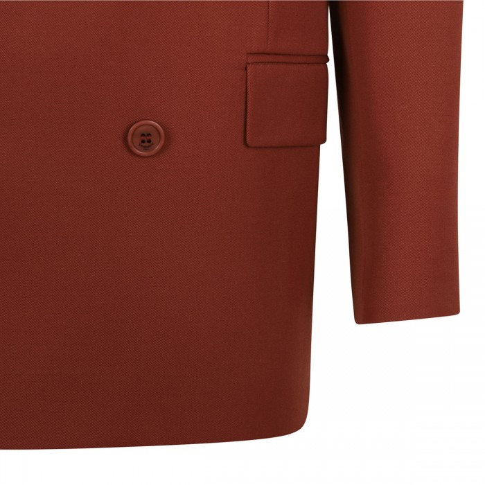 Double-breasted wool jacket