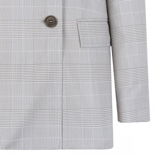 Reva check wool blazer 2