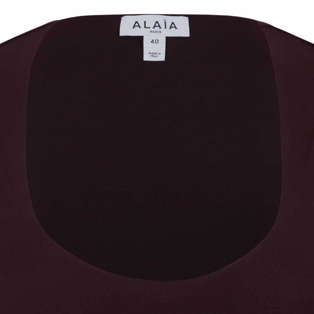 Asymmetric fluid jersey dress