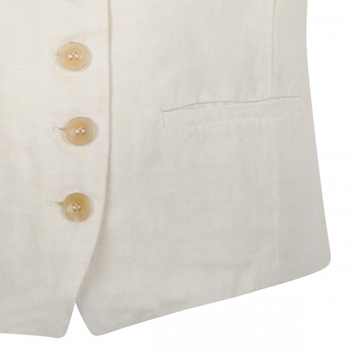 Demi linen tailored vest 2