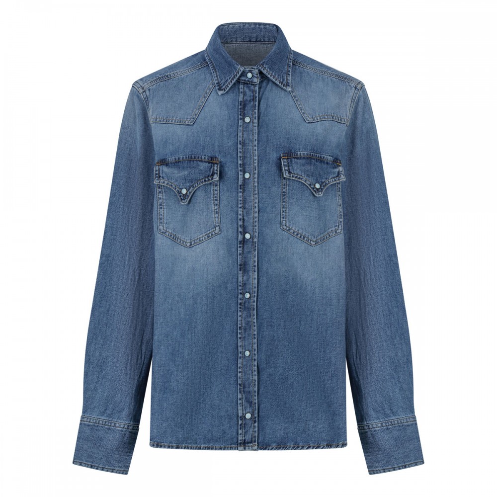 Ntex denim western shirt