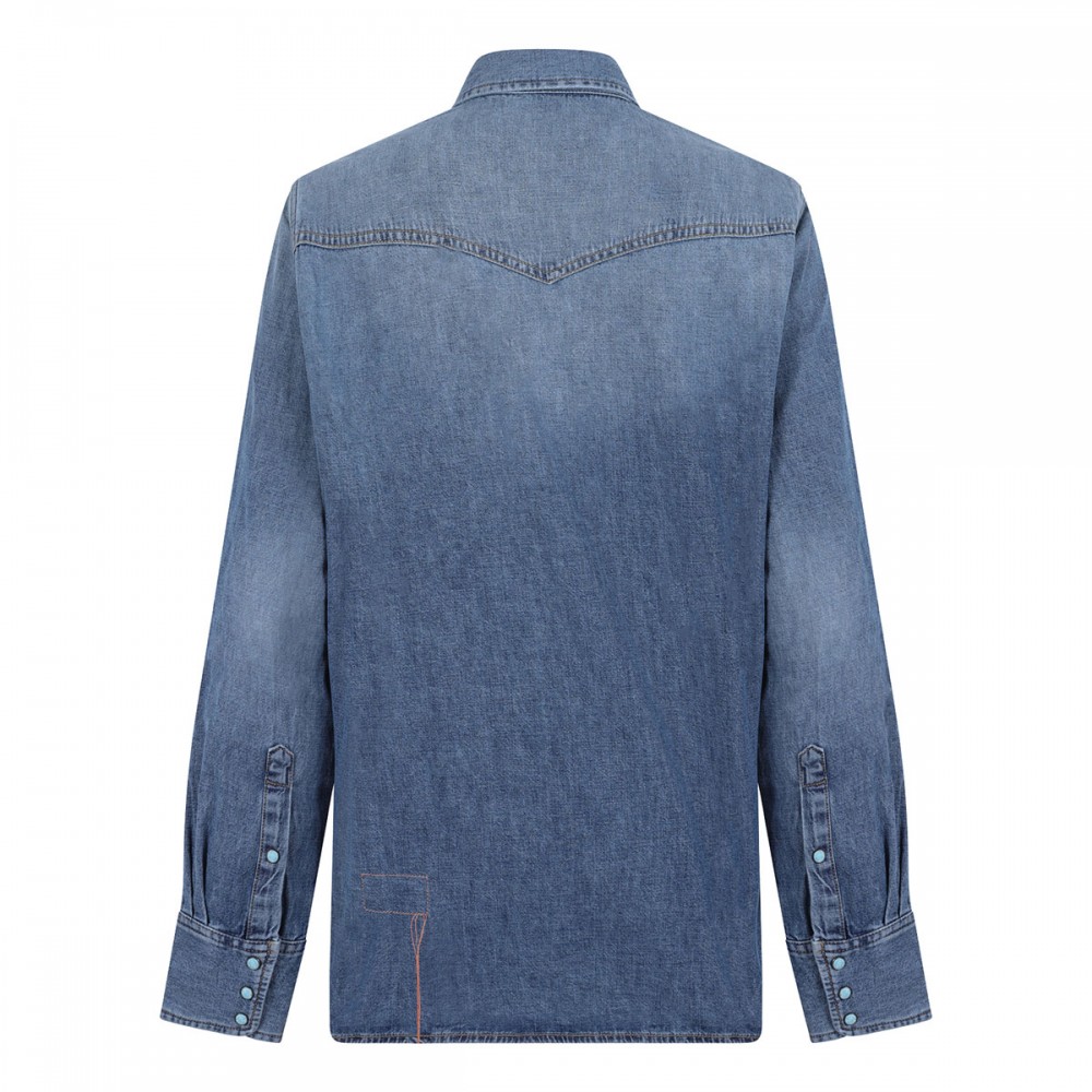 Ntex denim western shirt