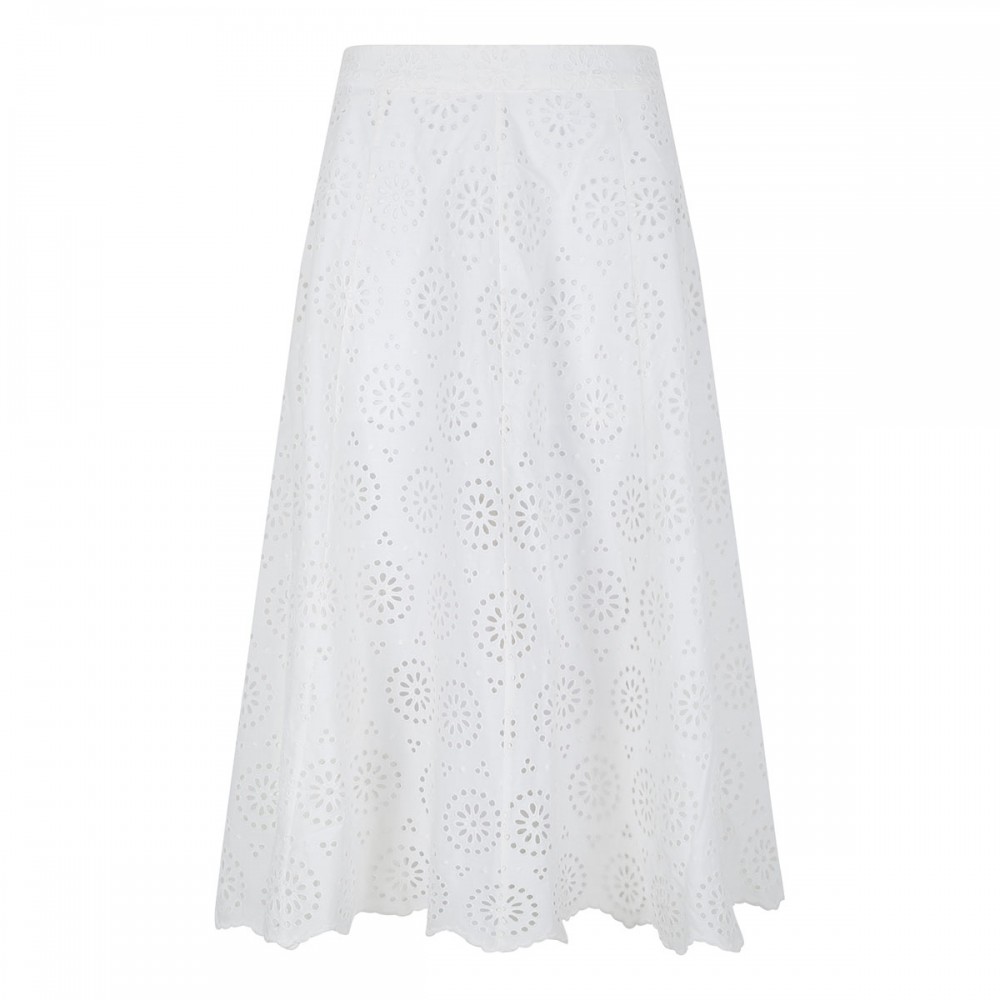 The Solstice Eyelet skirt