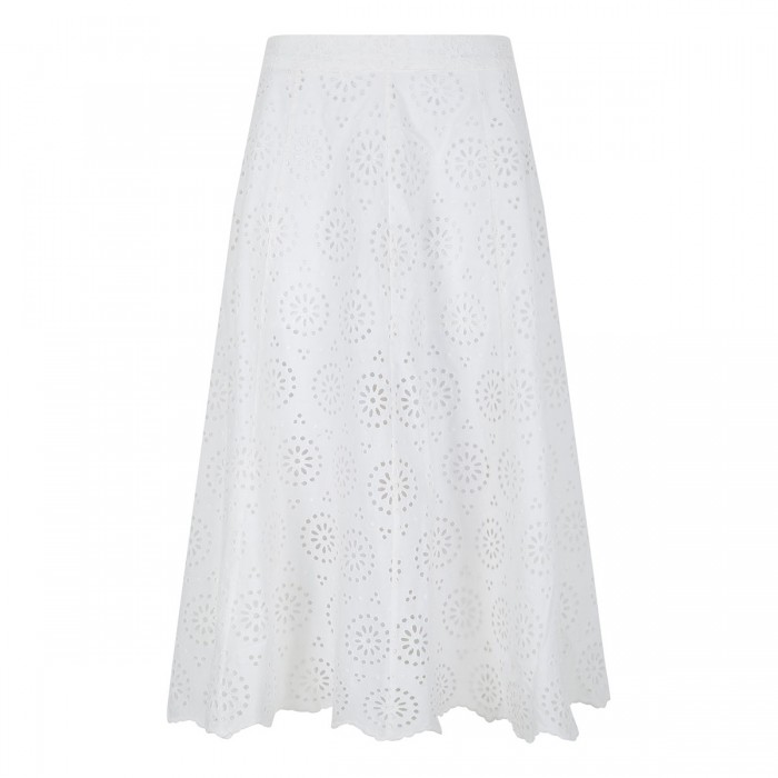 The Solstice Eyelet skirt