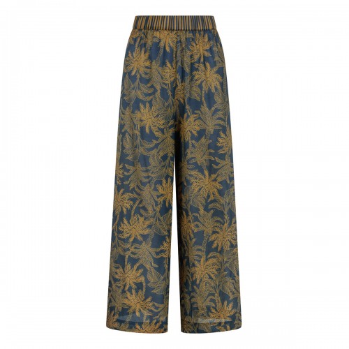 Itinerant cotton voile pants