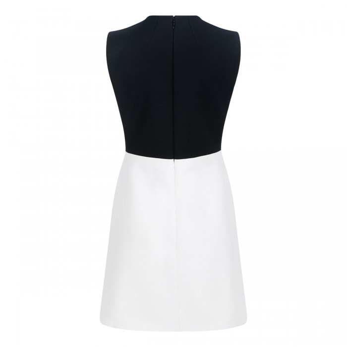 Cady and crepe mini dress