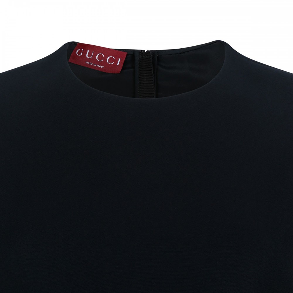 Cady and crepe mini dress