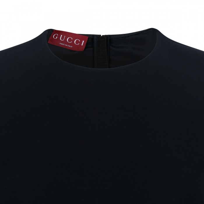 Cady and crepe mini dress