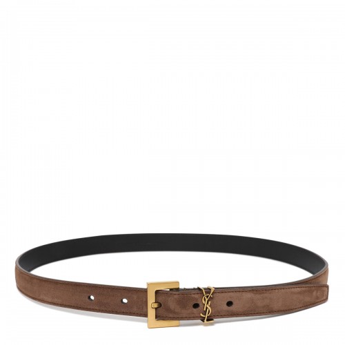 Cassandre suede thin belt