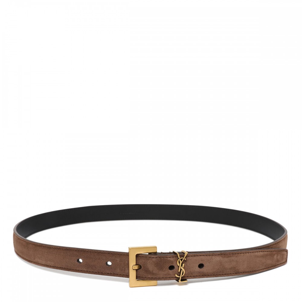 Cassandre suede thin belt