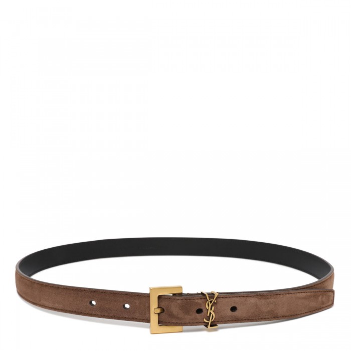 Cassandre suede thin belt