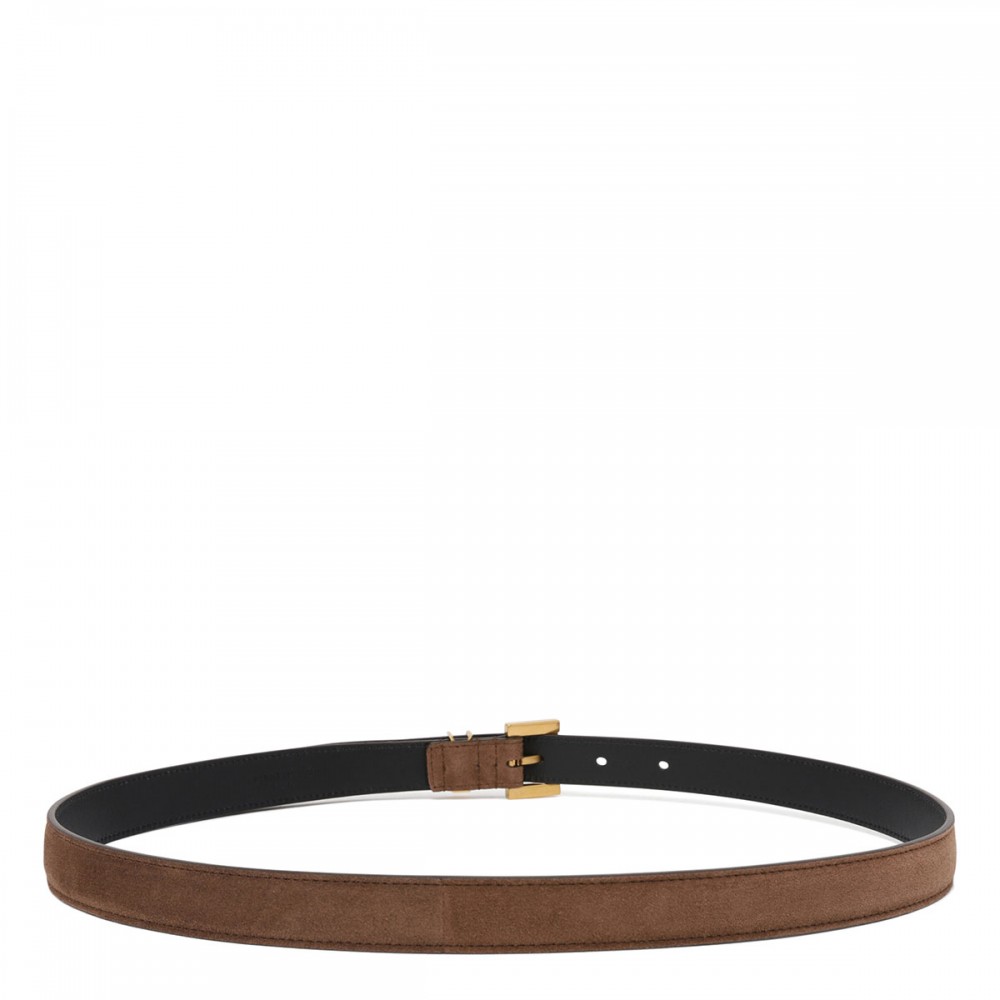 Cassandre suede thin belt